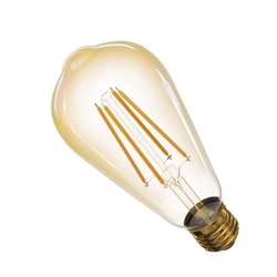 LED ŽIAROVKA E27 4W 470LM 2200K ST64 FILAMENT VINTAGE TEPLÁ BIELA