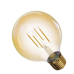 LED ŽIAROVKA E27 4W 470LM 2200K G95 FILAMENT VINTAGE TEPLÁ BIELA