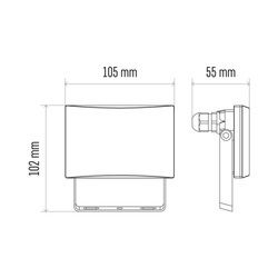 LED REFLEKTOR 10W 800LM 4000K SMD TAMBO