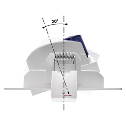 LED SPOTLIGHT 5W 350LM 4100K VÝKLOPNÉ BIELE