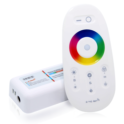 DIAĽKOVÝ OVLÁDAČ RF RGB DOTYKOVÝ 2,4GHz BIELY 