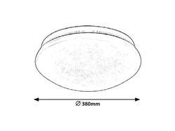 LUCAS LED 24W 1370LM 4000K Ø380 MM RABALUX