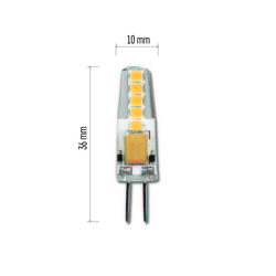 LED ŽIAROVKA G4 1,9W 200LM 3000K 12V TEPLÁ BIELA