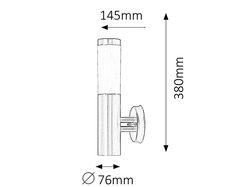 INOX TORCH E27 IP44 8262 RABALUX