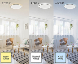LED SVIETIDLO EXCLUSIVE 36W 3000-6000K 140-2880LM STMIEVATEĽNÉ + DIAĽKOVÝ OVLÁDAČ