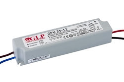 LED ZDROJ 35W 12V 3A IP67 GLP