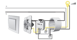 STMIEVAČ RIADENÝ SMR-M PRE LED POD TLAČIDLOVÝ SPÍNAČ