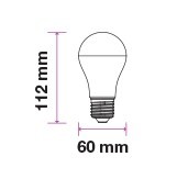 LED ŽIAROVKA E27 9W 806LM 4000K SO SÚMRAKOVÝM SENZOROM