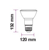 LED ŽIAROVKA E27 14W 1100LM 4000K PAR38 DENNÁ BIELA SAMSUNG V-TAC PRO